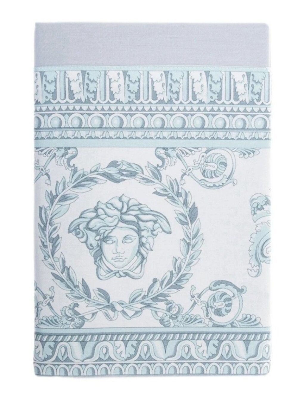 NWT Versace Baroque Medusa Pillowcases Blue Set Of 2 Size Standard